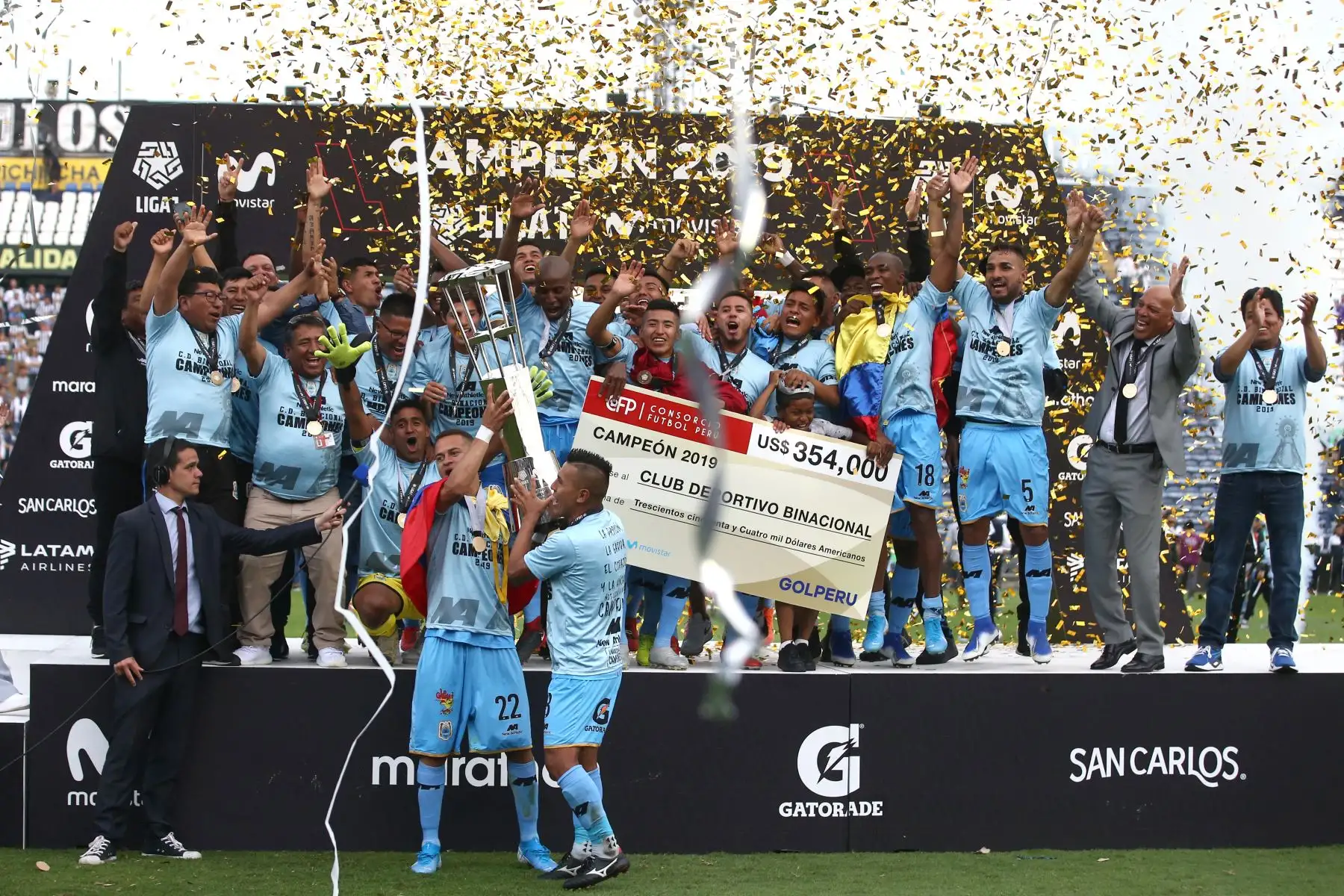 Binacional se coronó campeón de la Liga 1 tras perder con Alianza Lima por dos a cero.

Foto: ANDINA / Vidal Tarqui