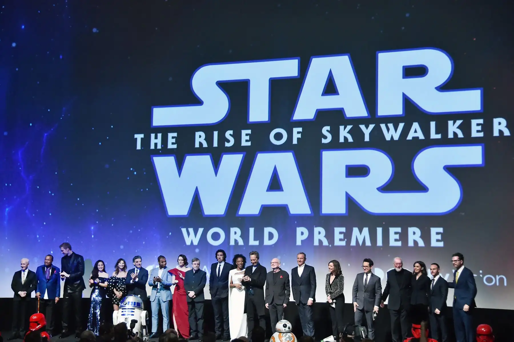La espectacular premier en los Angeles de Star Wars “El Ascenso de Skywalker”. Foto: @starwars