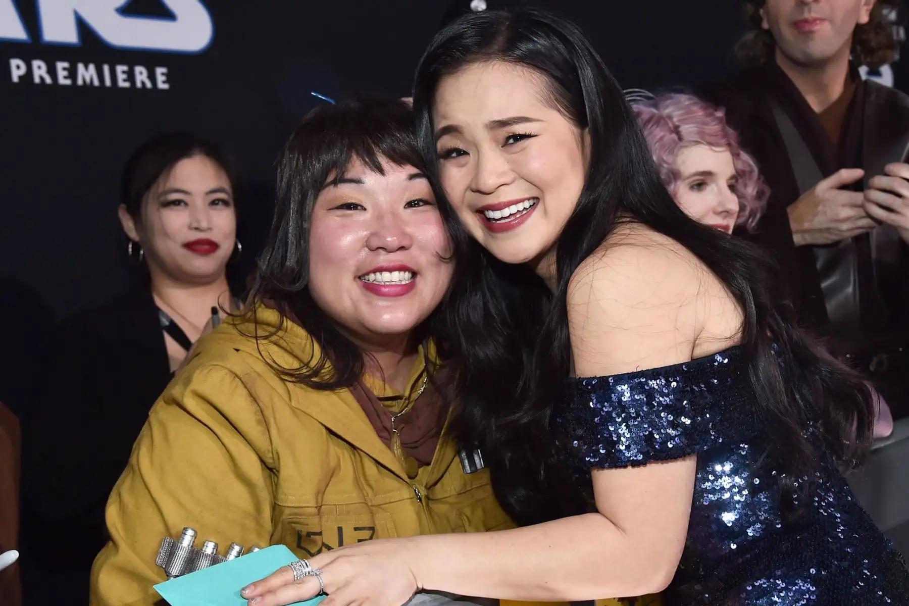 Kelly Marie Tran, durante la espectacular premier en los Angeles de Star Wars “El Ascenso de Skywalker”. Foto: @starwars