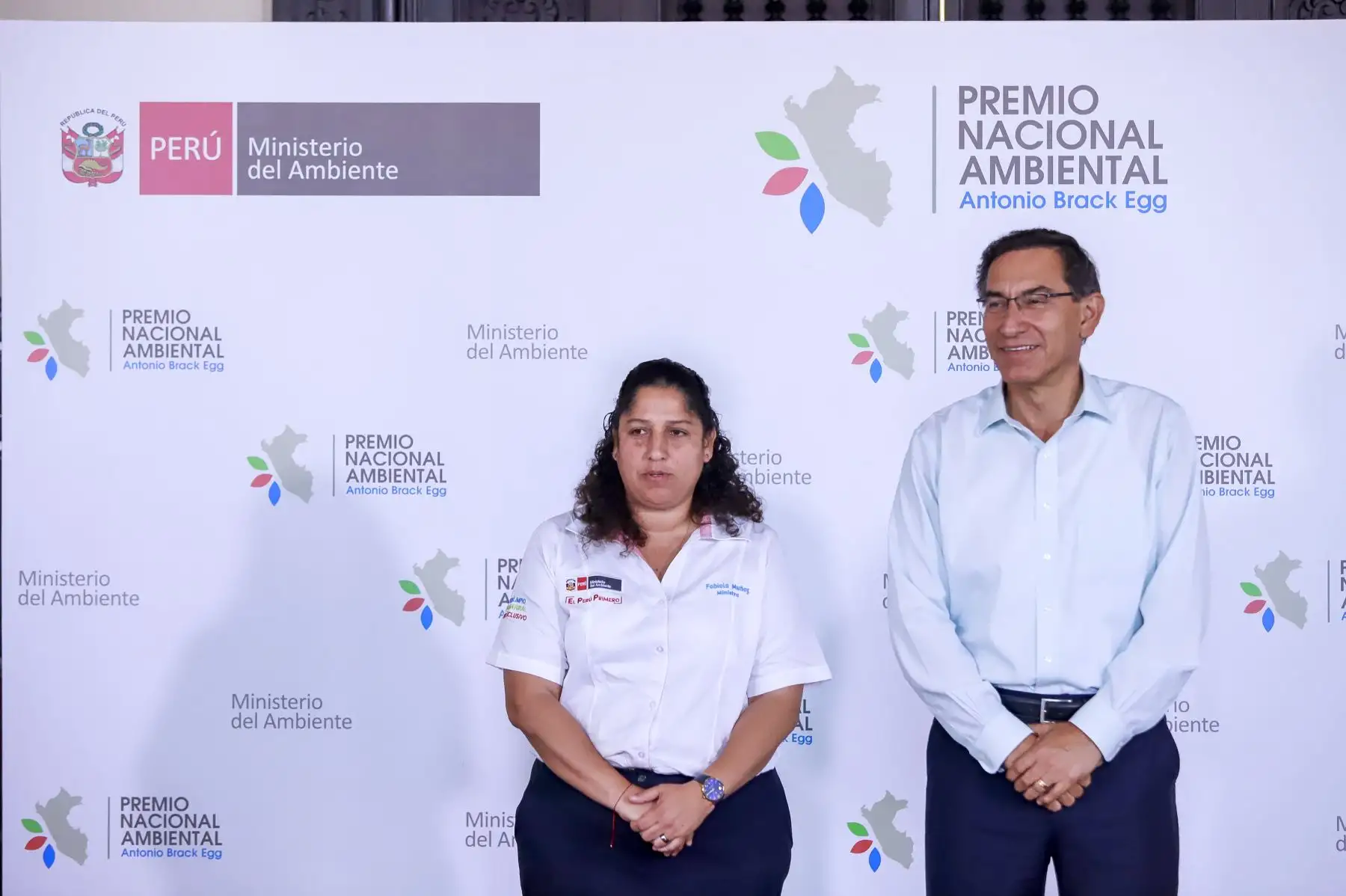 Presidente de la República, Martín Vizcarra, preside la ceremonia de entrega del Premio Nacional Ambiental Antonio Brack Egg.
Foto: ANDINA/ Prensa Presidencia