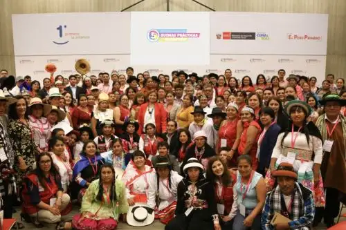Integrante de los comités de gestión y consejos de vigilancia se reunieron en Lima para recibir reconocimiento del programa Cuna Más del Midis. ANDINA/Difusión
