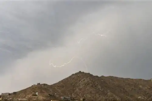 Hombre muere impacto por un rayo durante tormenta eléctrica en Huaraz, en Áncash. ANDINA/Difusión