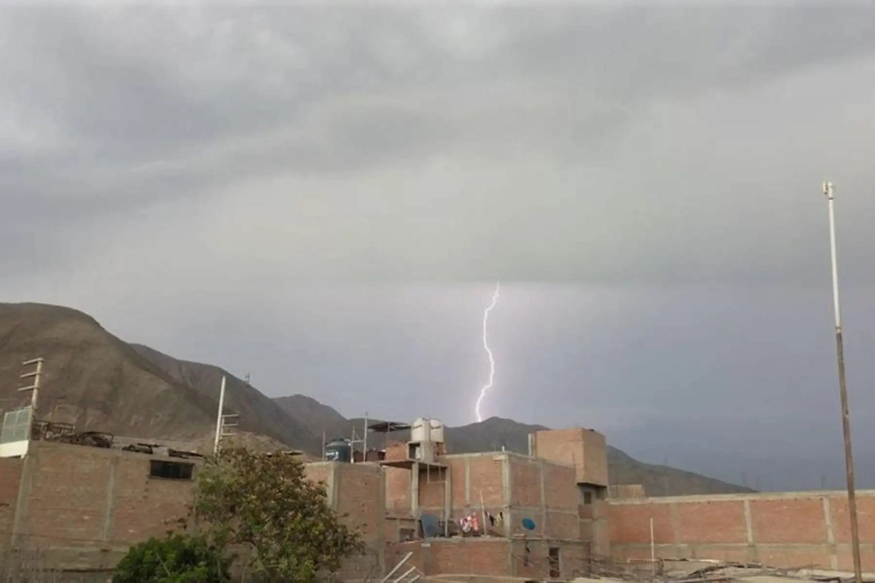 14 personas han fallecido por impacto de rayos o truenos durante la actual temporada de lluvias.Foto:  ANDINA/Difusión