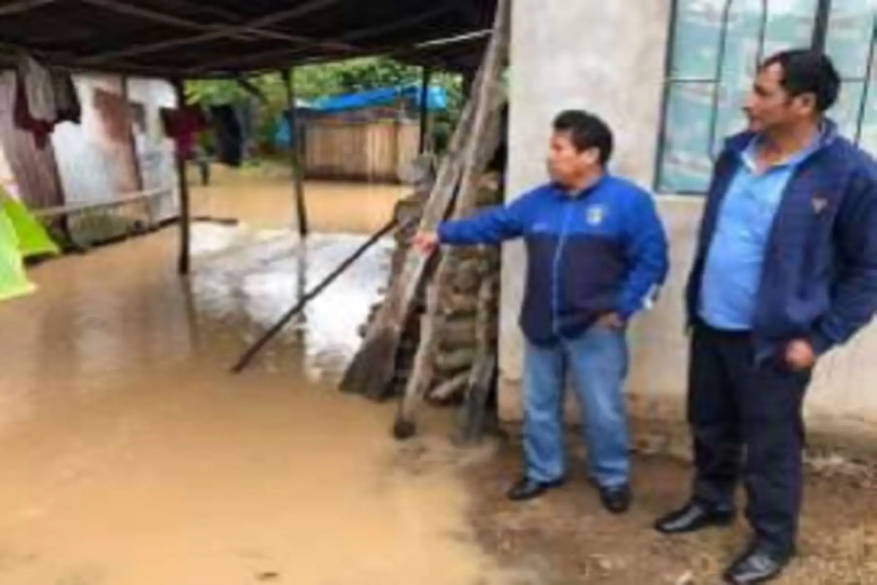 Pasco: lluvias causan inundación y hay 8 afectados y 3 damnificados