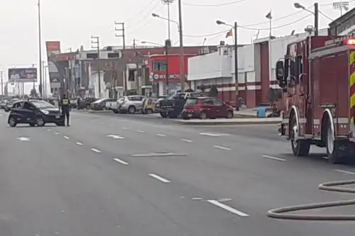 Alarma en Chimbote por la fuga de gas en grifo.