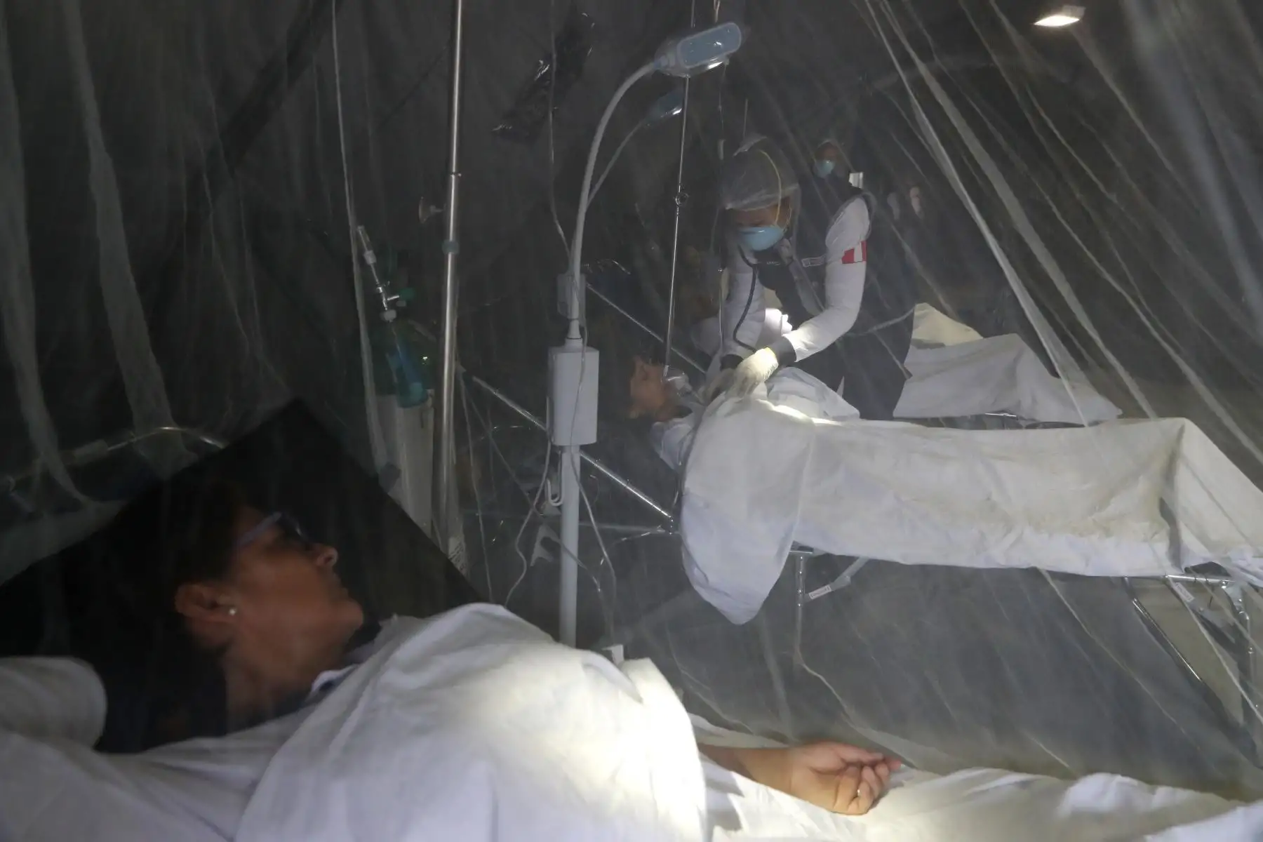 Contar con estos hospitales de contingencia móviles permite que el Perú cumpla con altos estándares internacionales de la Organización Panamericana de Salud, para la atención ambulatoria y hospitalización de pacientes ante desastres naturales.  Foto: ANDINA/Melina Mejía