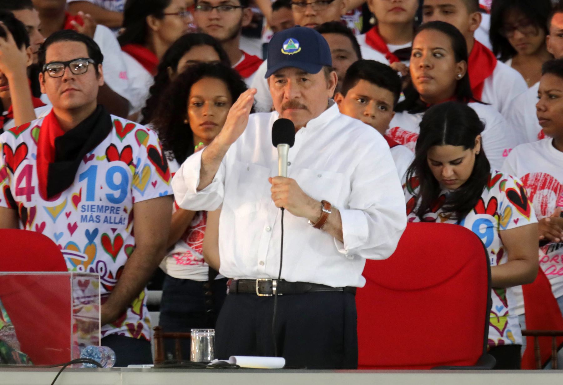Presidente de Nicaragua, Daniel Ortega. Foto: AFP
