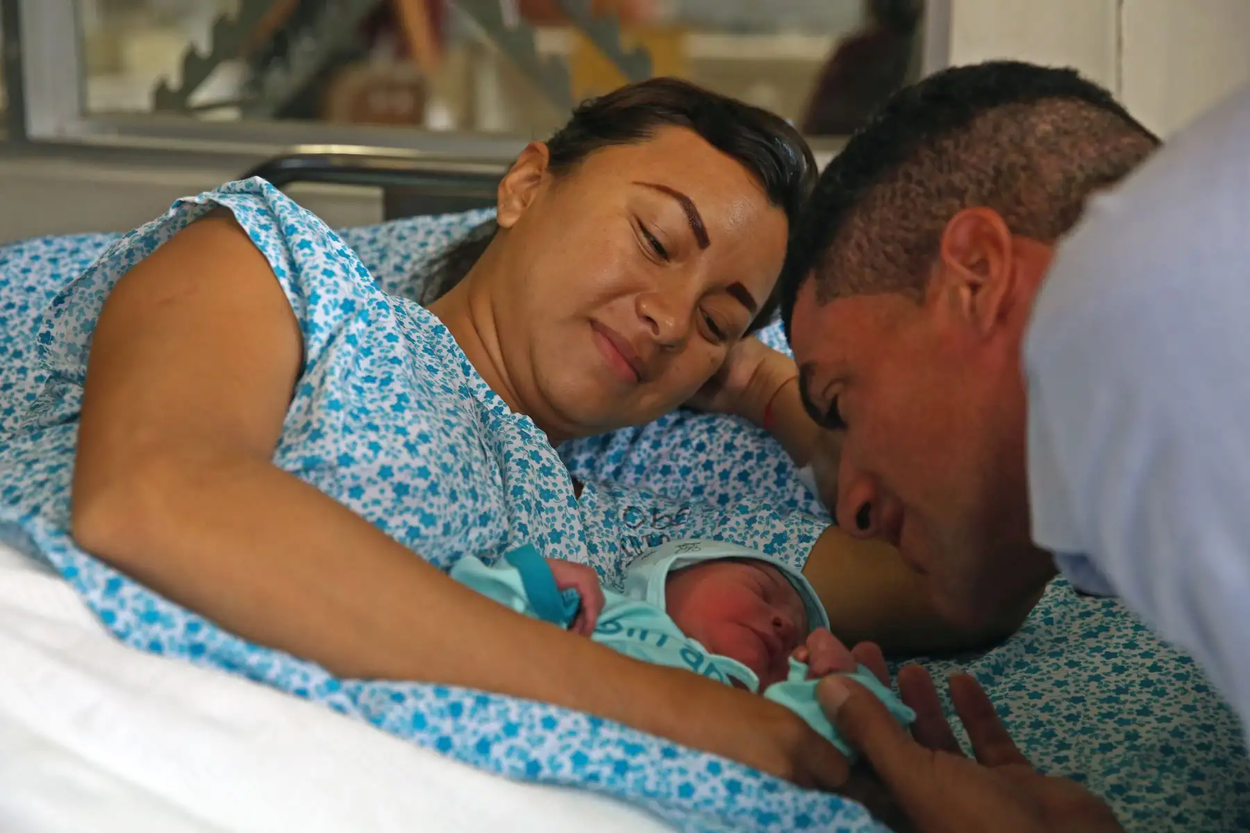 Bebé Aranza Yoalis es la segunda bebe nacida el 25 de diciembre. Foto: ANDINA/Vidal Tarqui