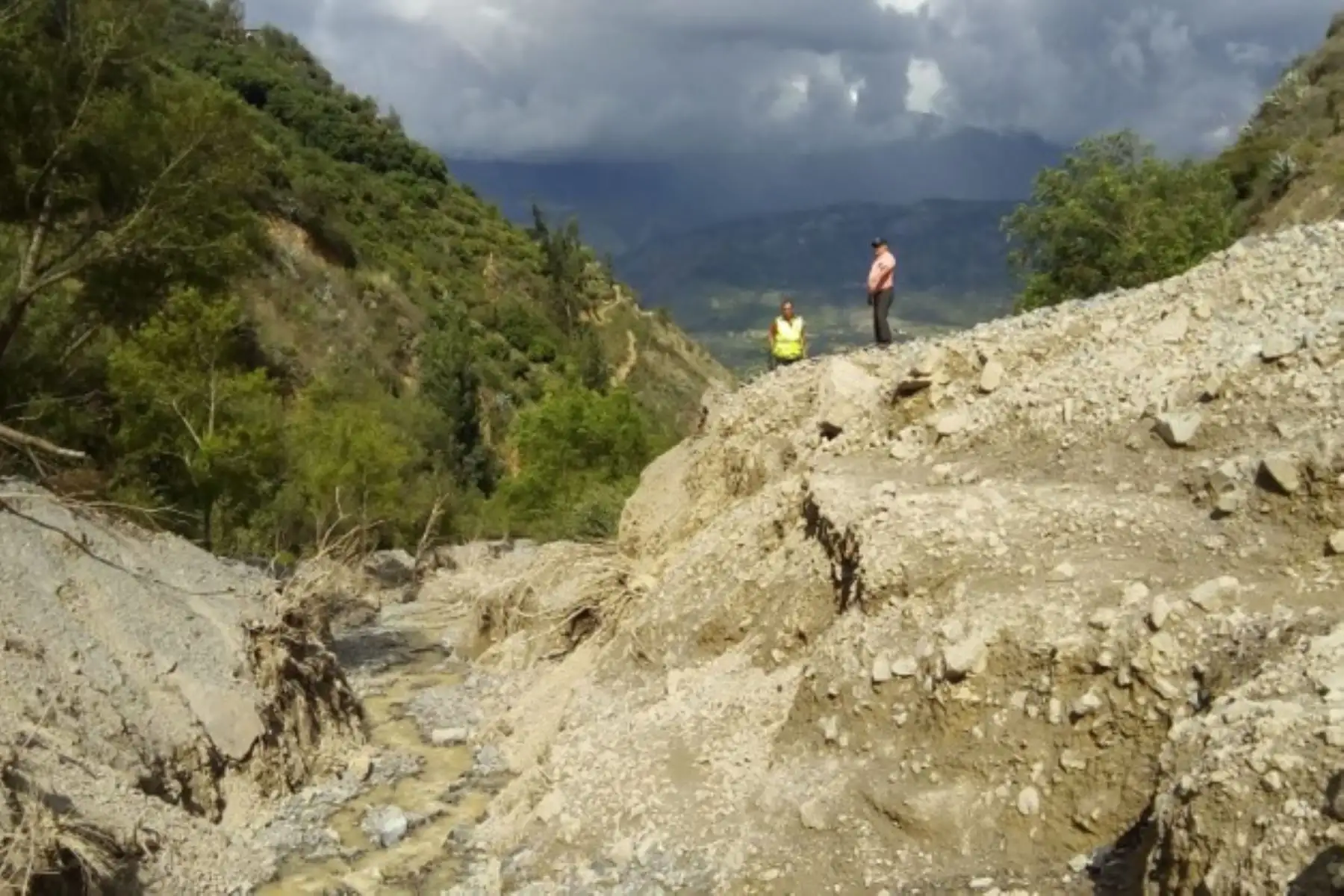 Localidades de la sierra de la región Áncash sufren estragos por las lluvias intensas que soportan.