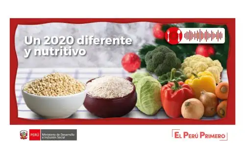 El programa Qali Warma presentó alternativas para compartir nutritiva y variada cena de Año Nuevo Foto: Difusión Qali Warma