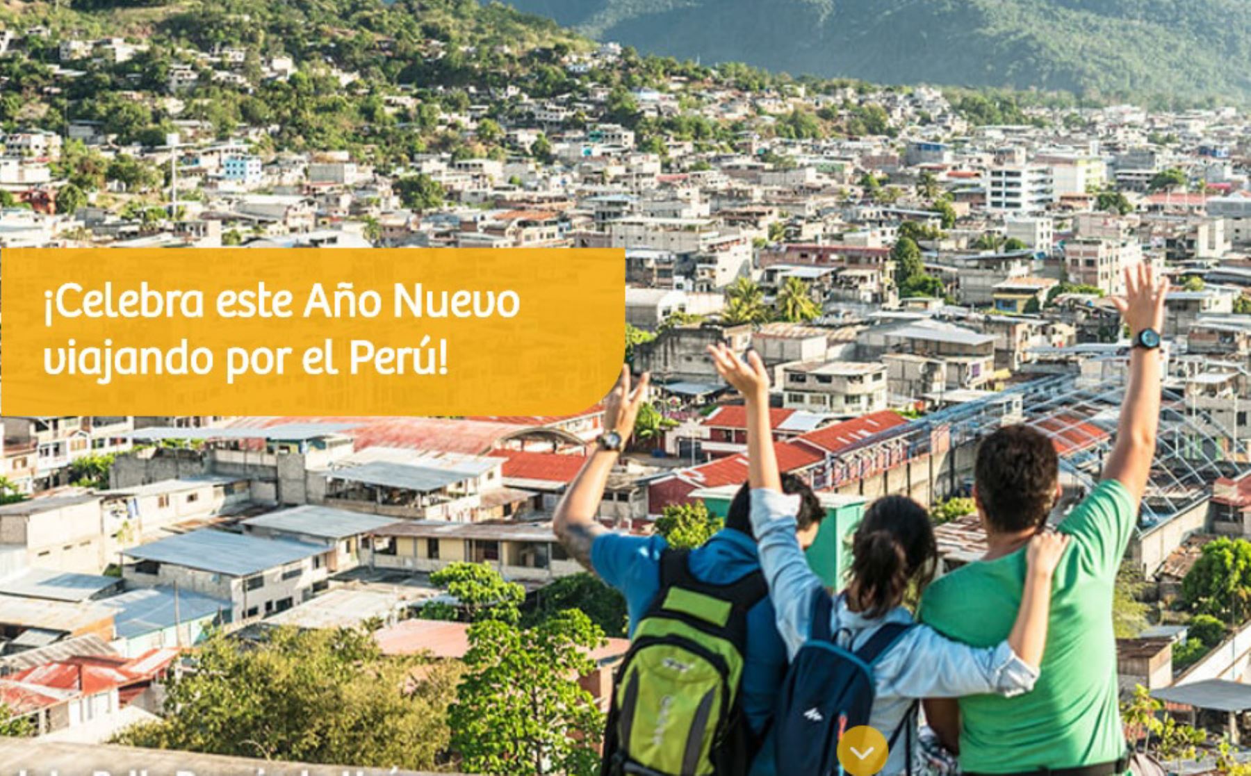 la Comisión de Promoción del Perú para la Exportación y el Turismo (Promperú) invita a recibir el Año Nuevo viajando por el país con las ofertas y promociones de hasta 58% de descuento que consigna el portal de viajes www.ytuqueplanes.com.