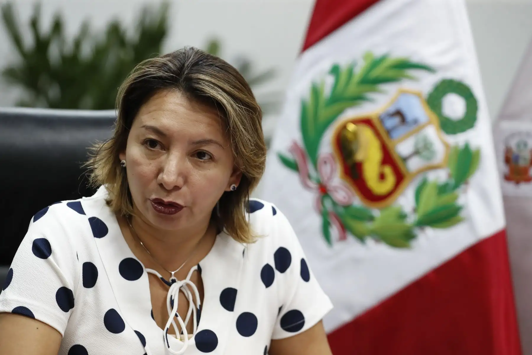 Ministra de la Producción, Rocío Barrios. ANDINA/Renato Pajuelo