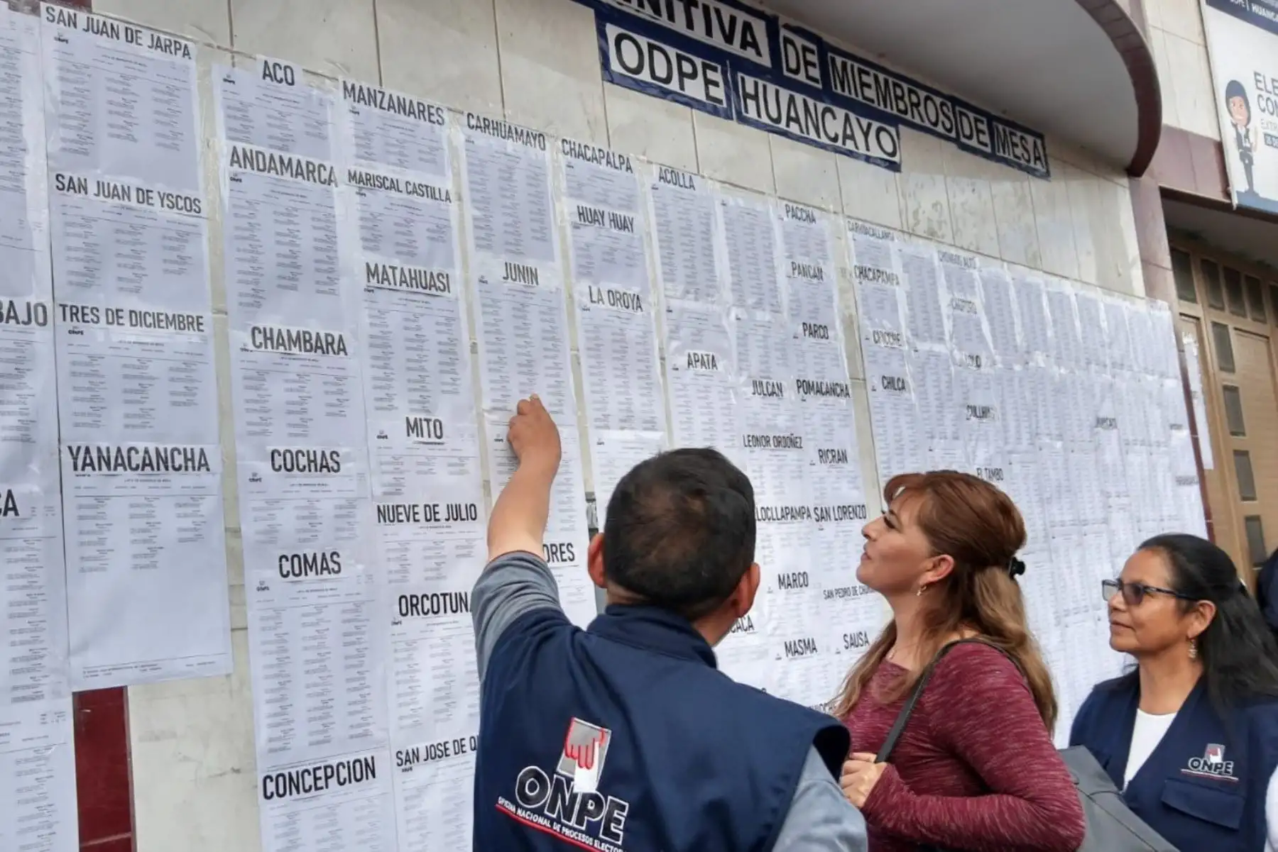 Oficina Descentralizada de Procesos Electorales de Huancayo publicó lista definitiva con más de 13 000 miembros de mesa