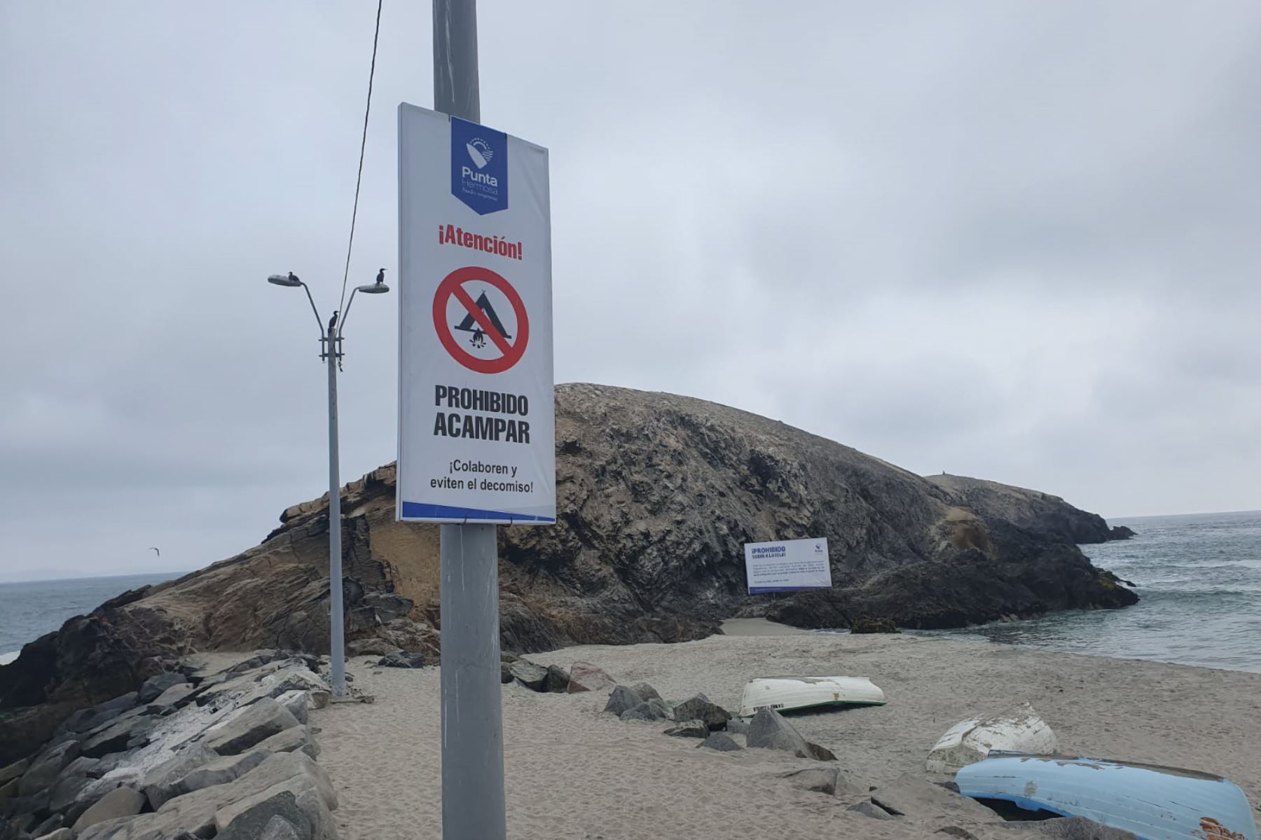 Prohibido acampar en playas de Punta Hermosa. Foto: Andina/difusióin