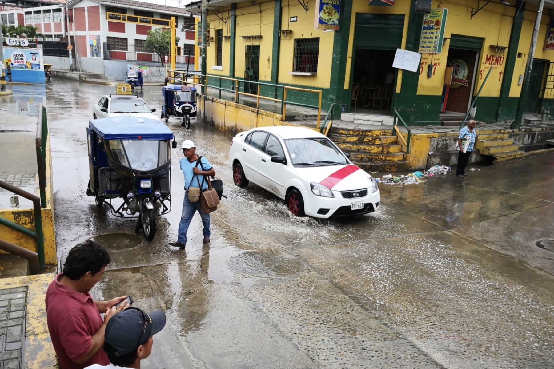 Senamhi advierte que las lluvias en Piura y el norte del país continuarán hasta mañana. ANDINA/Difusión