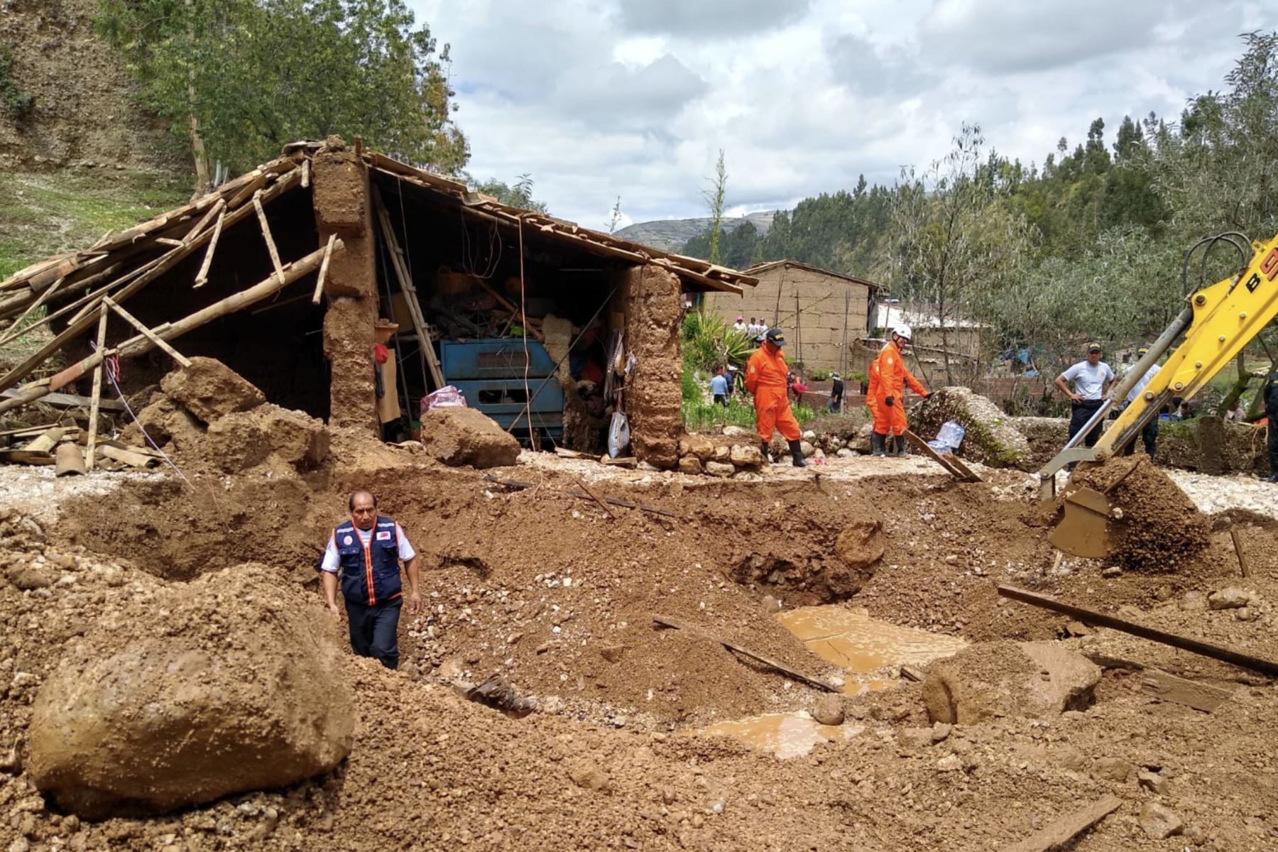El Gobierno declaró el estado de emergencia por desastre en el distrito de Ahuac, ubicado en Junín, debido a un huaico. ANDINA/Difusión