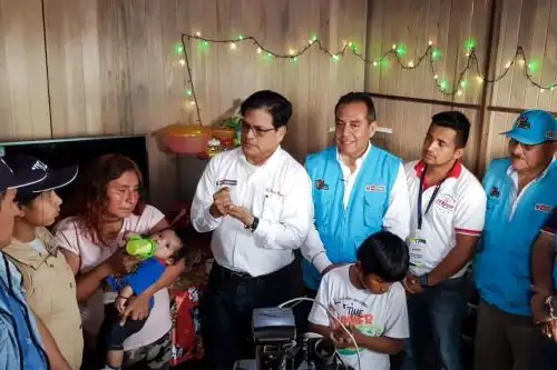 Barrio Seguro sorprende con nueva vivienda a familia de extrema pobreza. Foto: Andina/Difusión