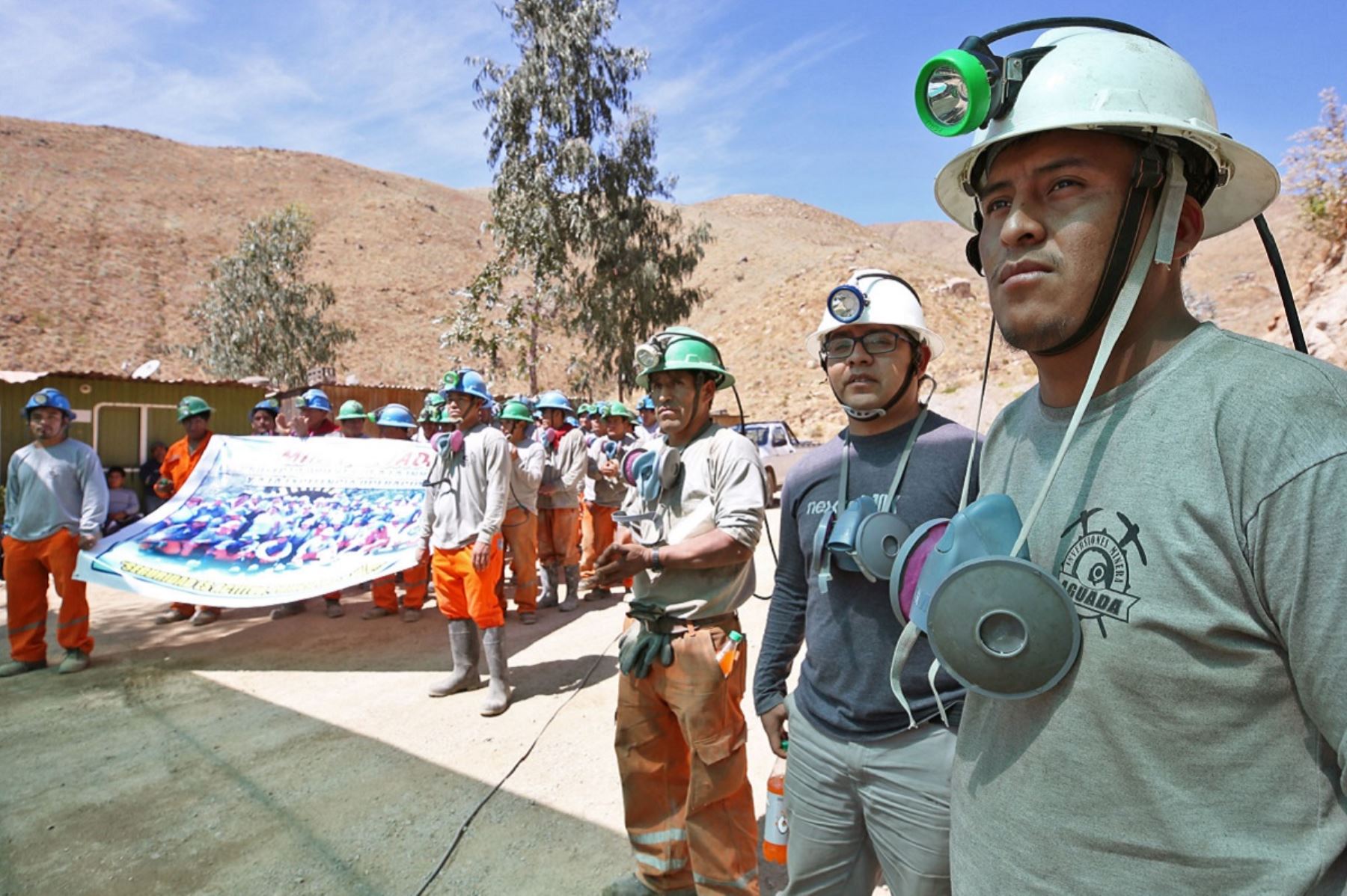 Mineros en proceso de formalización. Foto: Cortesía.