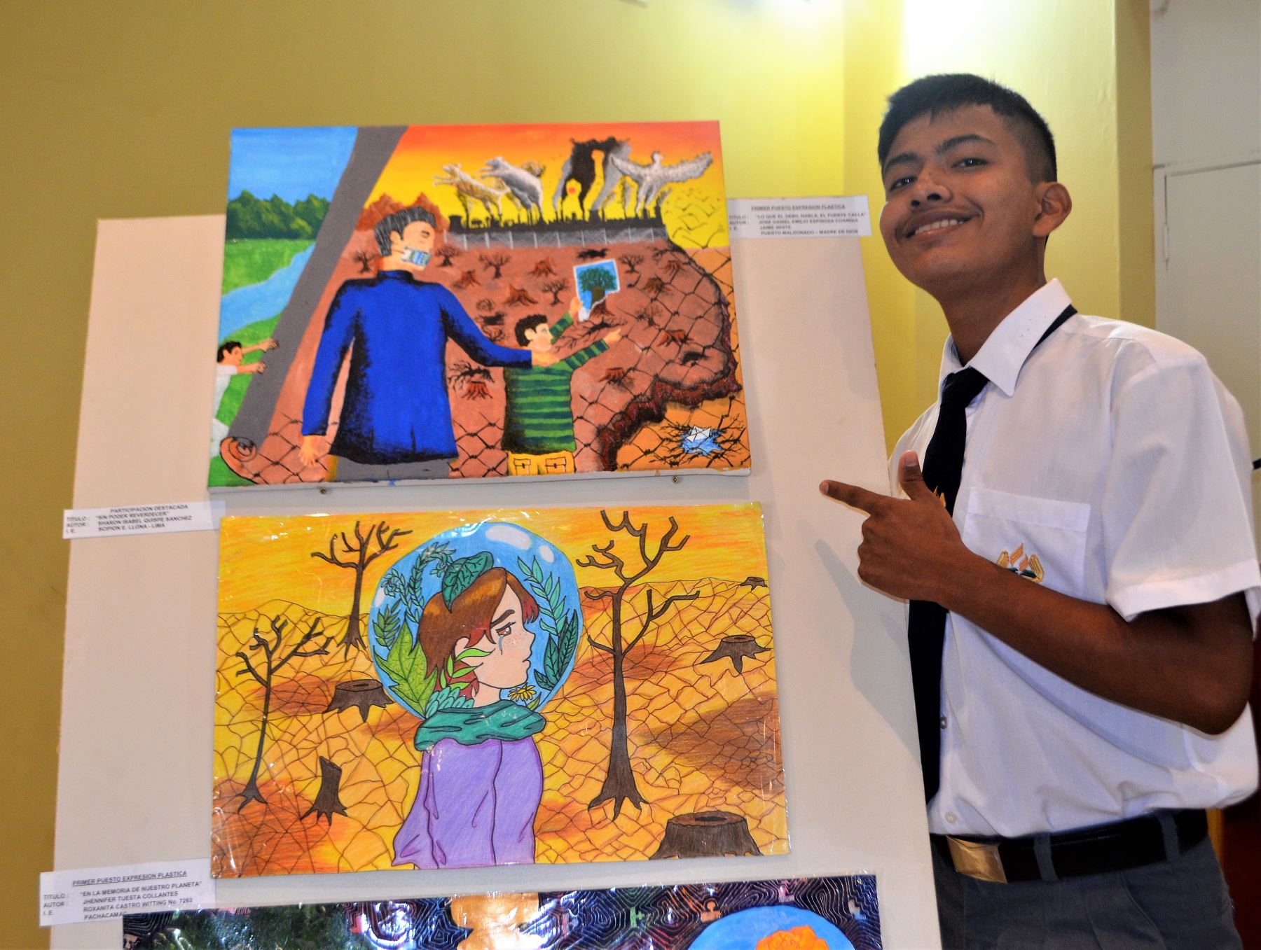 Ganadores del 20° concurso nacional escolar Perú Ecológico. Foto: ANDINA/Difusión