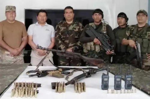 Material decomisado en intervención conjunta en La Mar, Ayacucho. ANDINA/Difusión