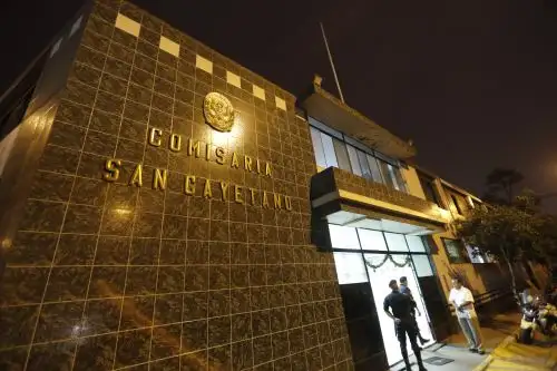 Comisaría de San Cayetano, en el distrito de El Agustino. ANDINA/Renato Pajuelo