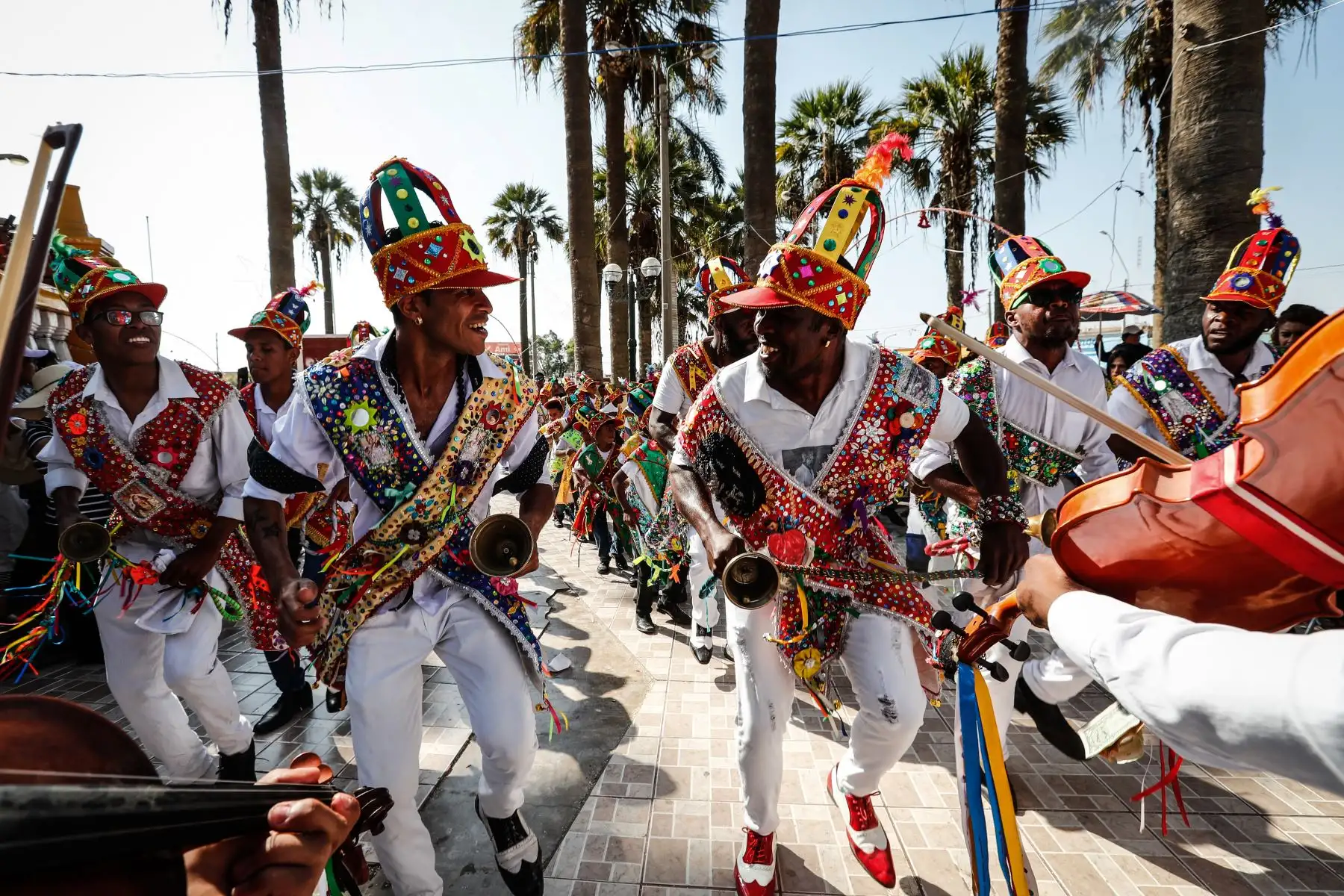 Chincha celebra con orgullo la fiesta de Hatajo de Negritos y Las Pallitas. ANDINA/Carlos Lezama