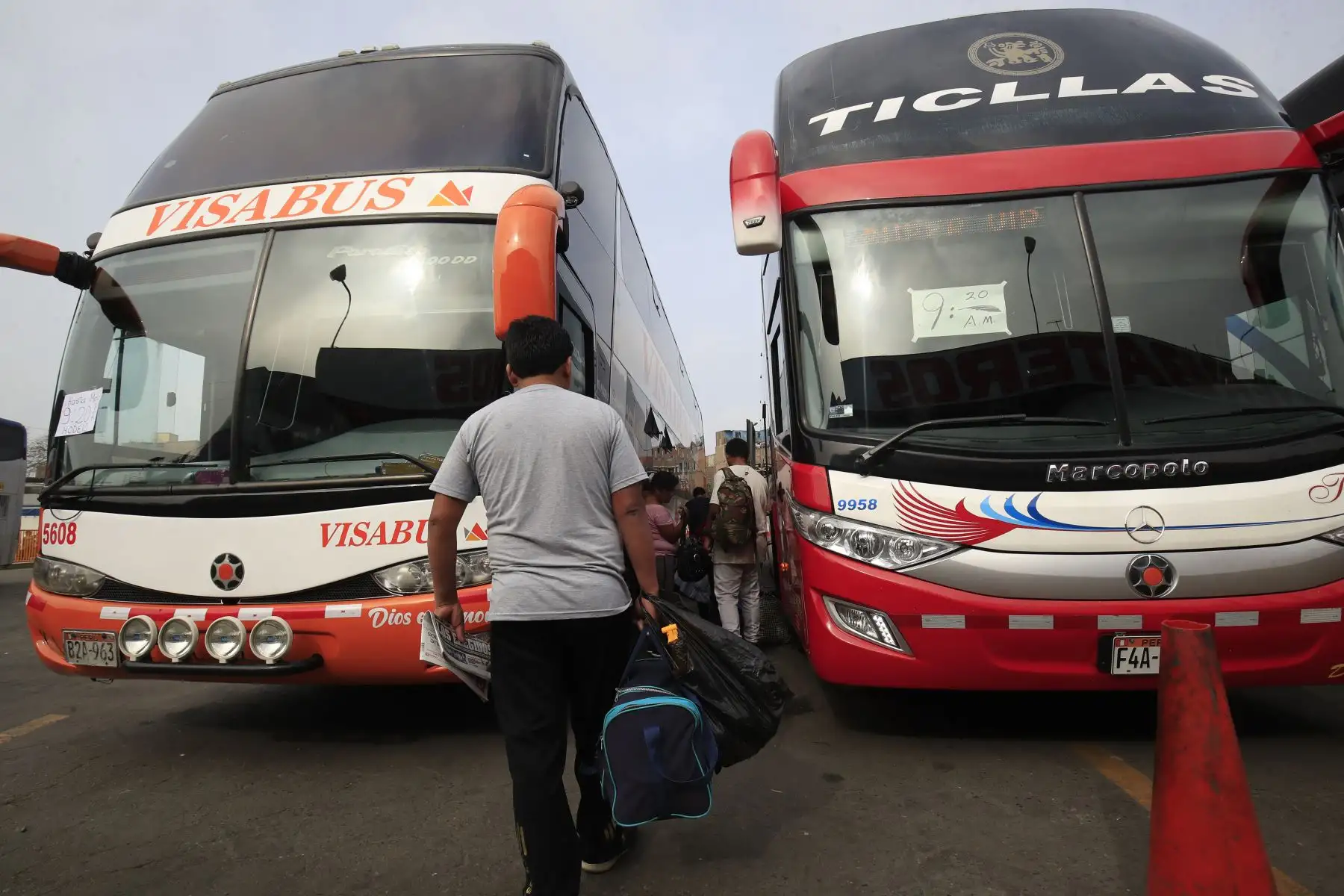 Reactivación del transporte interprovincial de pasajeros será gradual y focalizada. ANDINA/Juan Carlos Guzmán