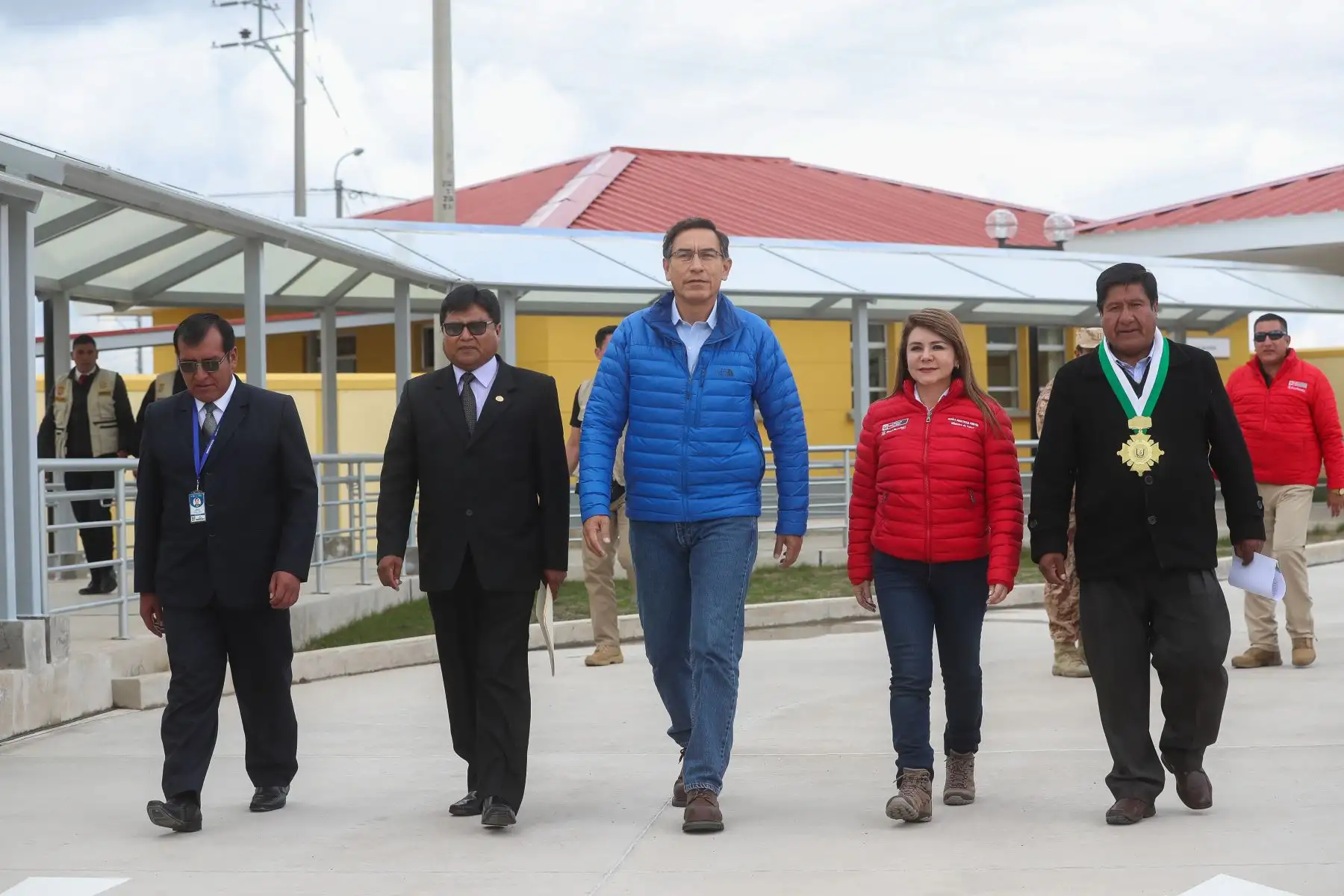 Presidente Martín Vizcarra visita la región Puno para inspeccionar obras de ampliación y mejoramiento del Hospital de Apoyo “ San Martín de Porres ” en la ciudad de macusani.
Foto: ANDINA/Prensa Presidencia
