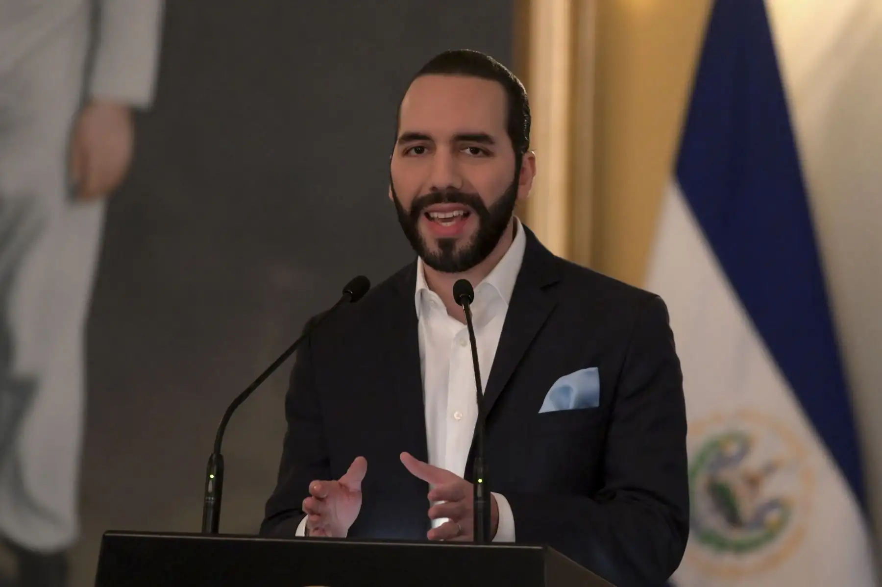 Nayib Bukele, presidente de El Salvador. Foto: AFP
