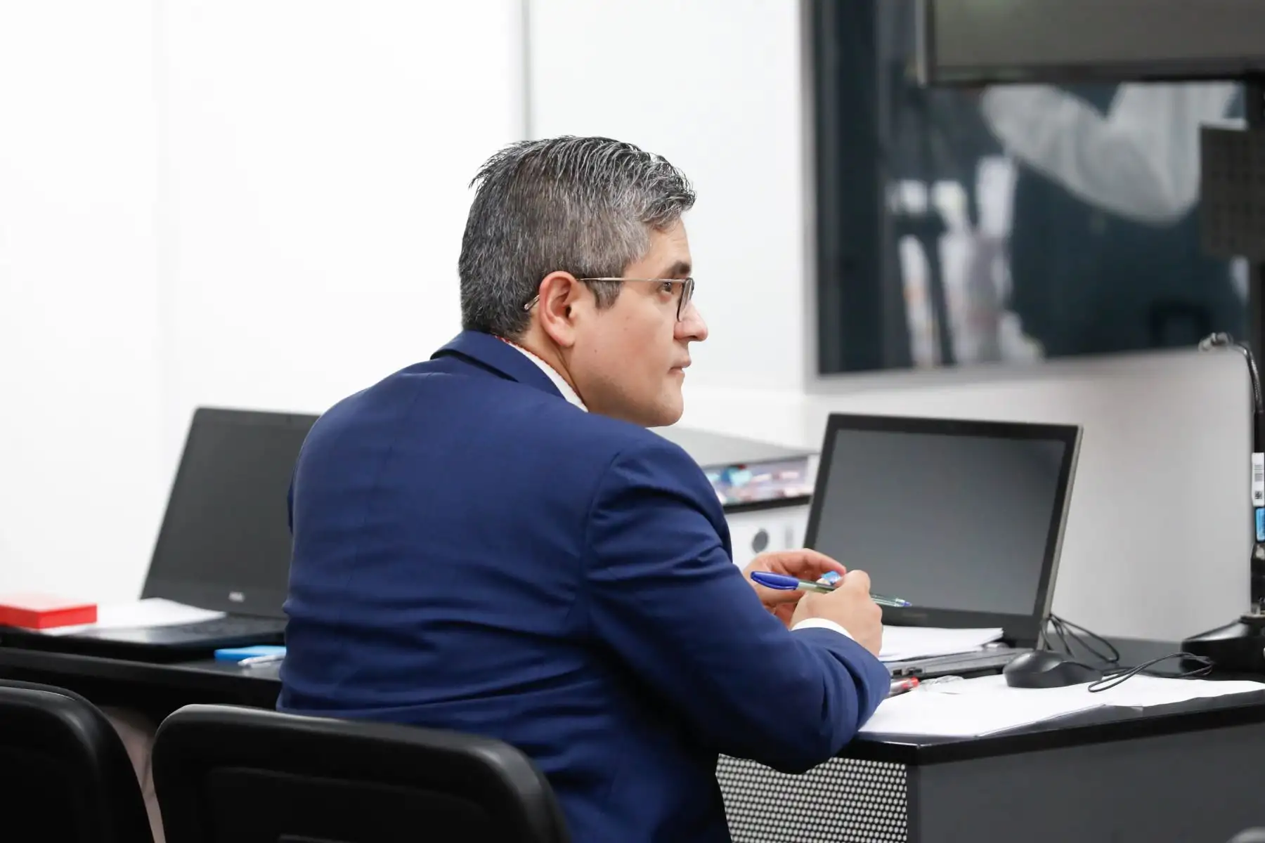 Fiscal José Domingo Pérez participa en audiencia de prisión preventiva contra Keiko Fujimori. Foto: ANDINA/Renato Pajuelo