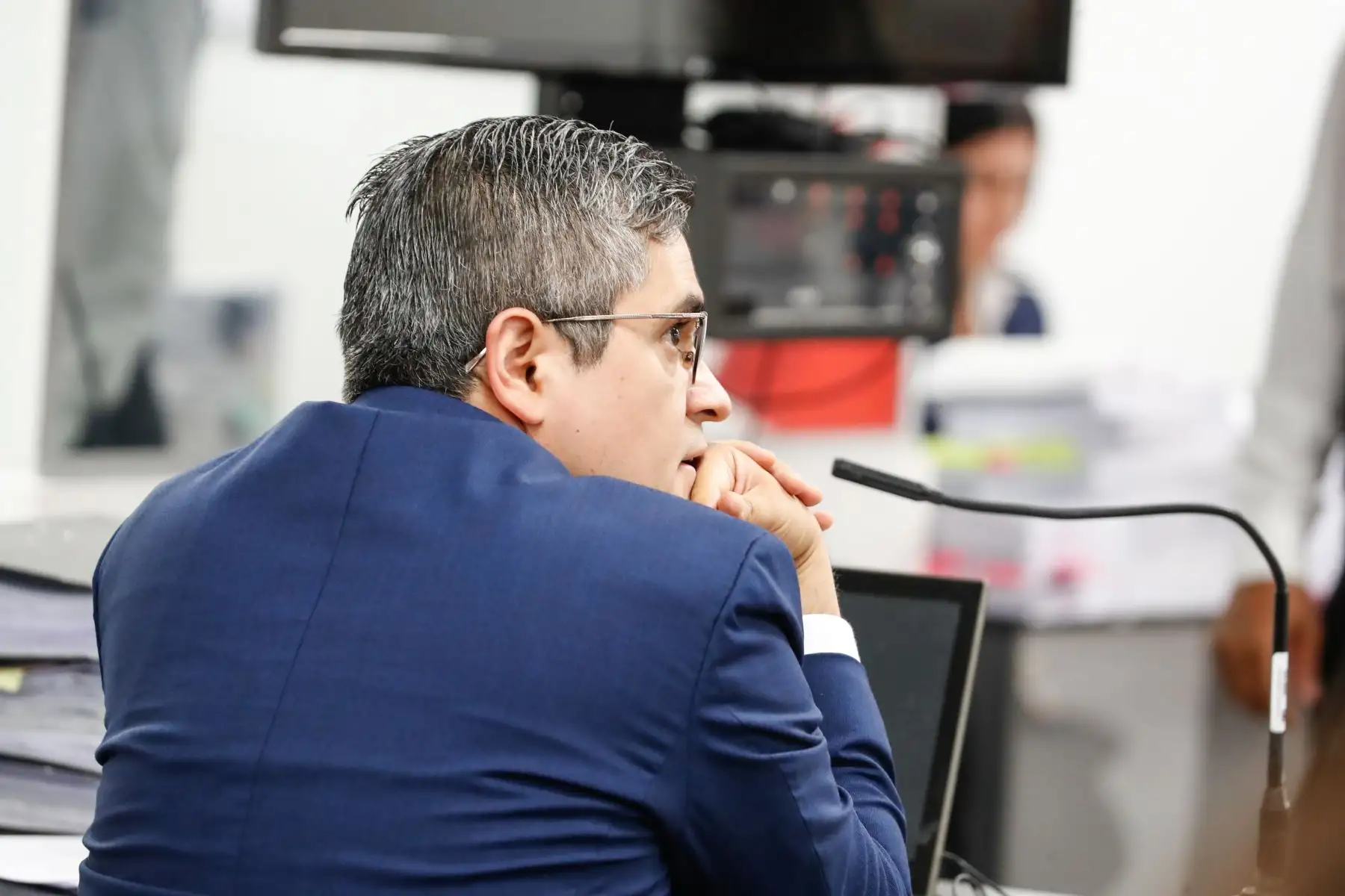 Fiscal José Domingo Pérez participa en audiencia de prisión preventiva contra Keiko Fujimori. Foto: ANDINA/ Renato Pajuelo