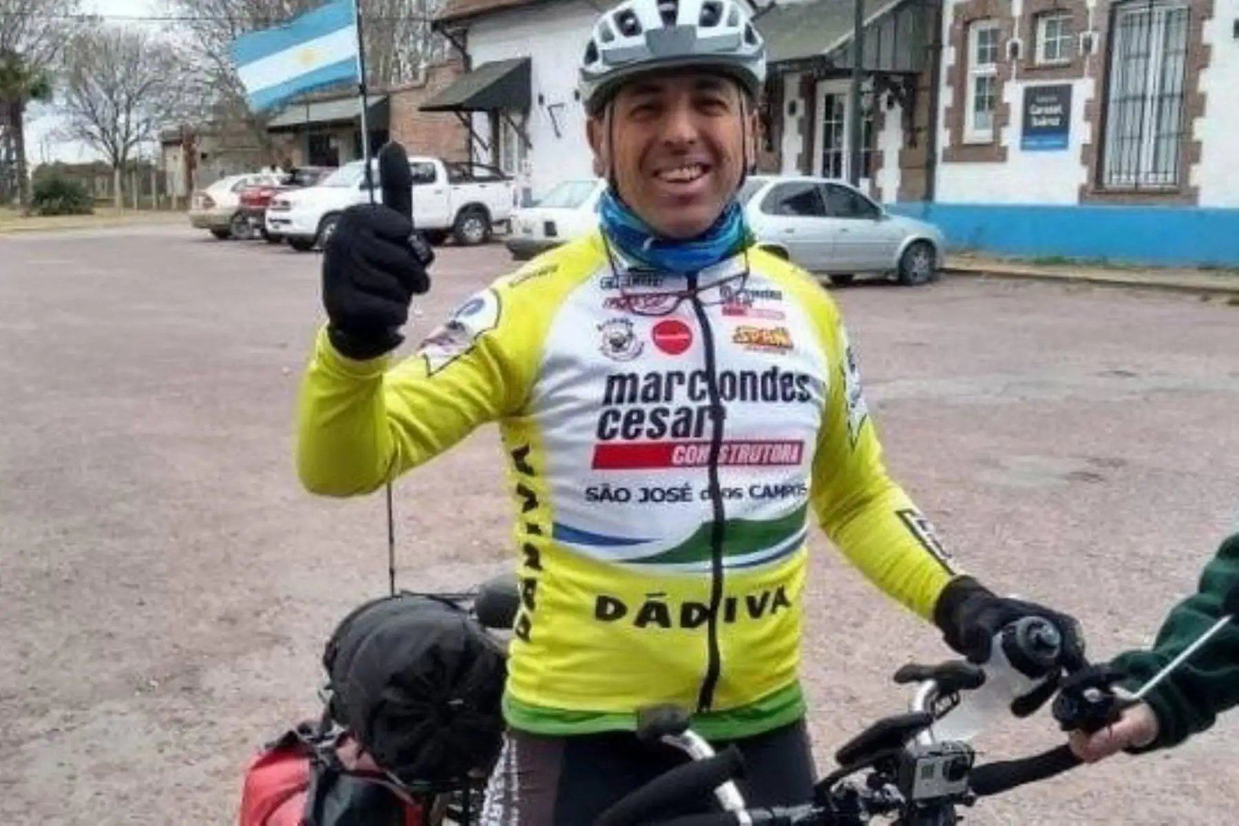 El suarense Darío Salotti partió de su ciudad natal el 8 de diciembre para pedalear 6,000 kilómetros en seis meses y llegar a Machu Picchu.