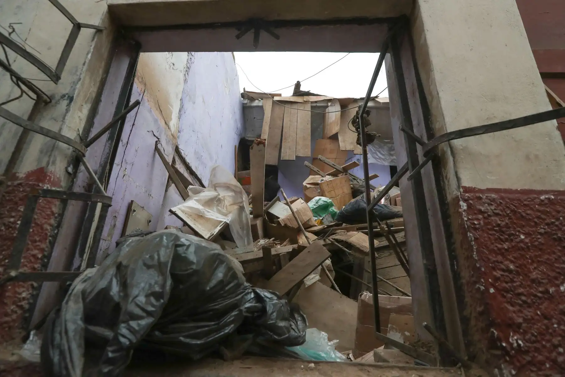 Los propietarios de la vivienda no se encontraban en el lugar. Foto: ANDINA/ Melina Mejía