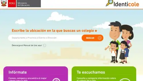 Identicole es una herramienta digital diseñada por el Minedu que ofrece contenido relevante sobre la oferta educativa de 60 mil escuelas públicas y privadas de todo el país.