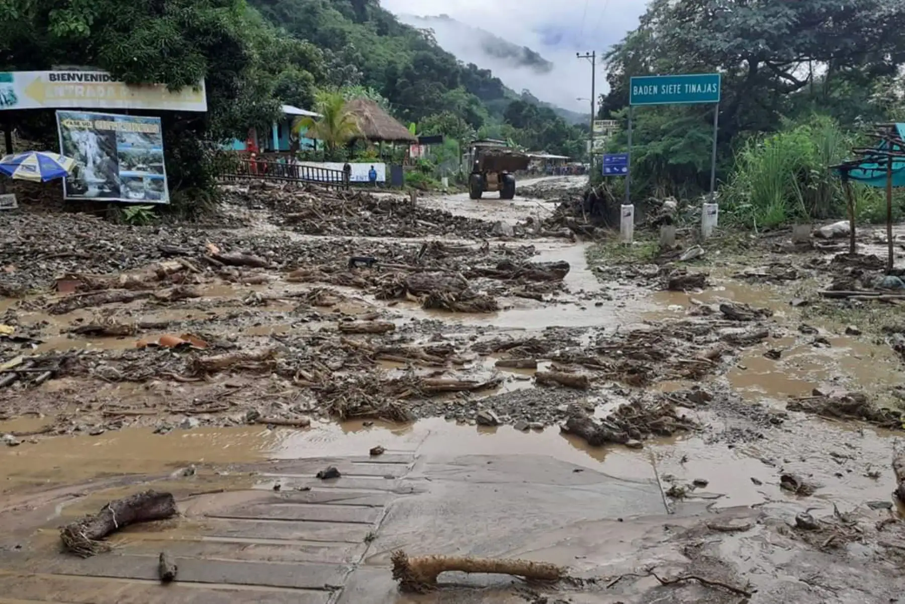 Huaico afectó el complejo turístico Siete Tinajas, ubicado en la región Cusco.