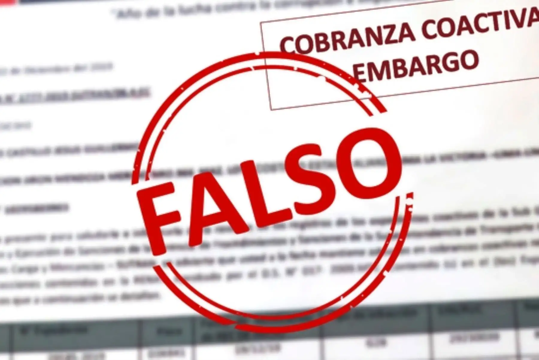 Sutran advierte no dejarse sorprender con documentación falsa sobre deudas tributarias. Foto: ANDINA/Difusión.