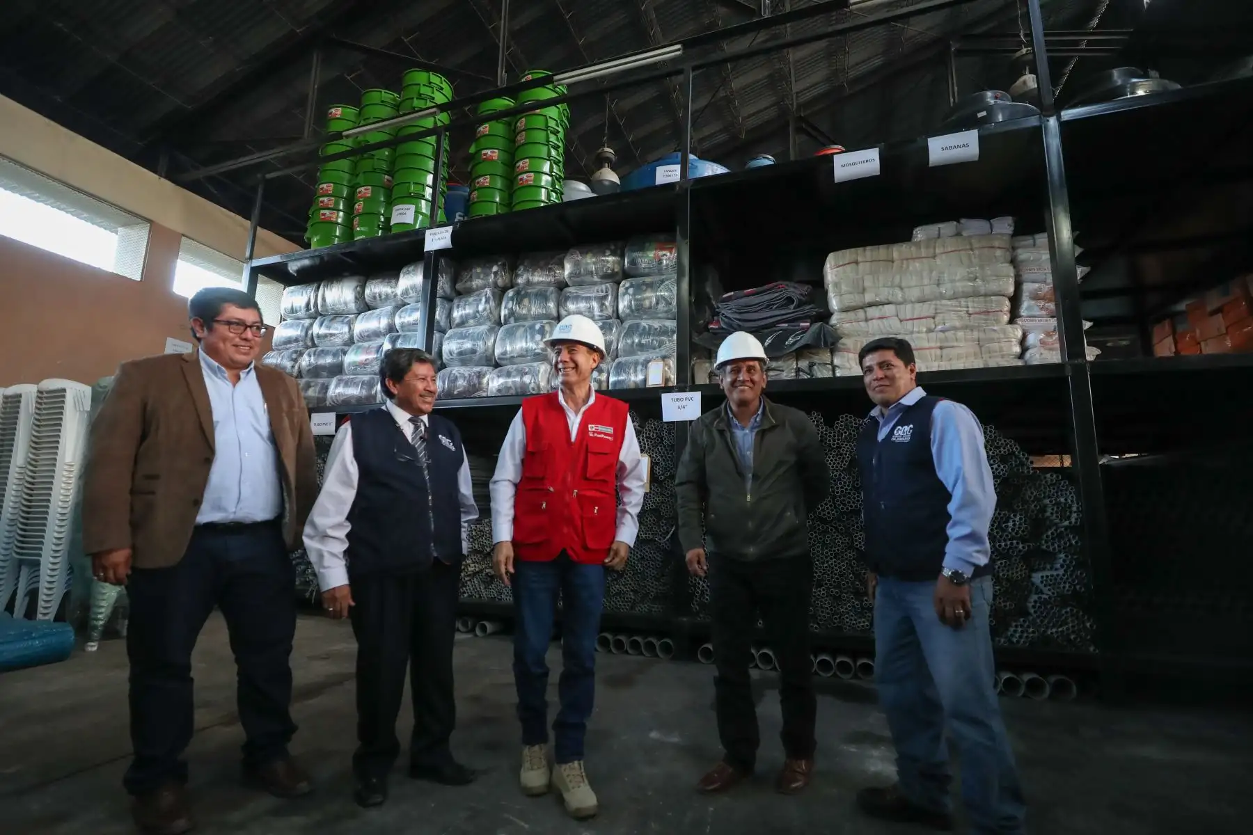 Ministro de Defensa, Walter Martos realizó viaje de trabajo a la región Cajamarca. Foto: MINDEF
