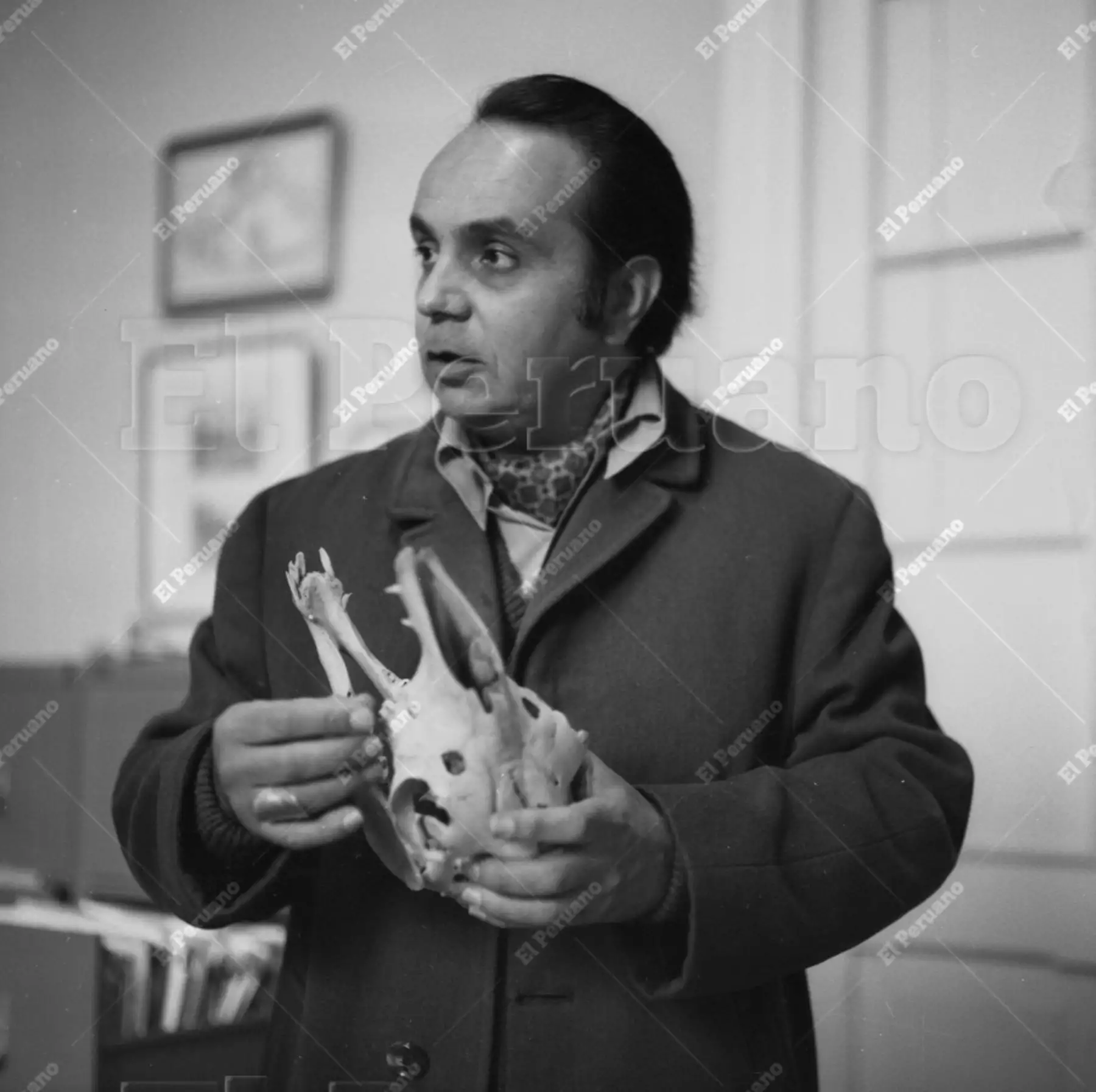 21 mayo 1975/ Entrevista al historiador Pablo Macera. Foto: ANDINA/archivo EL PERUANO