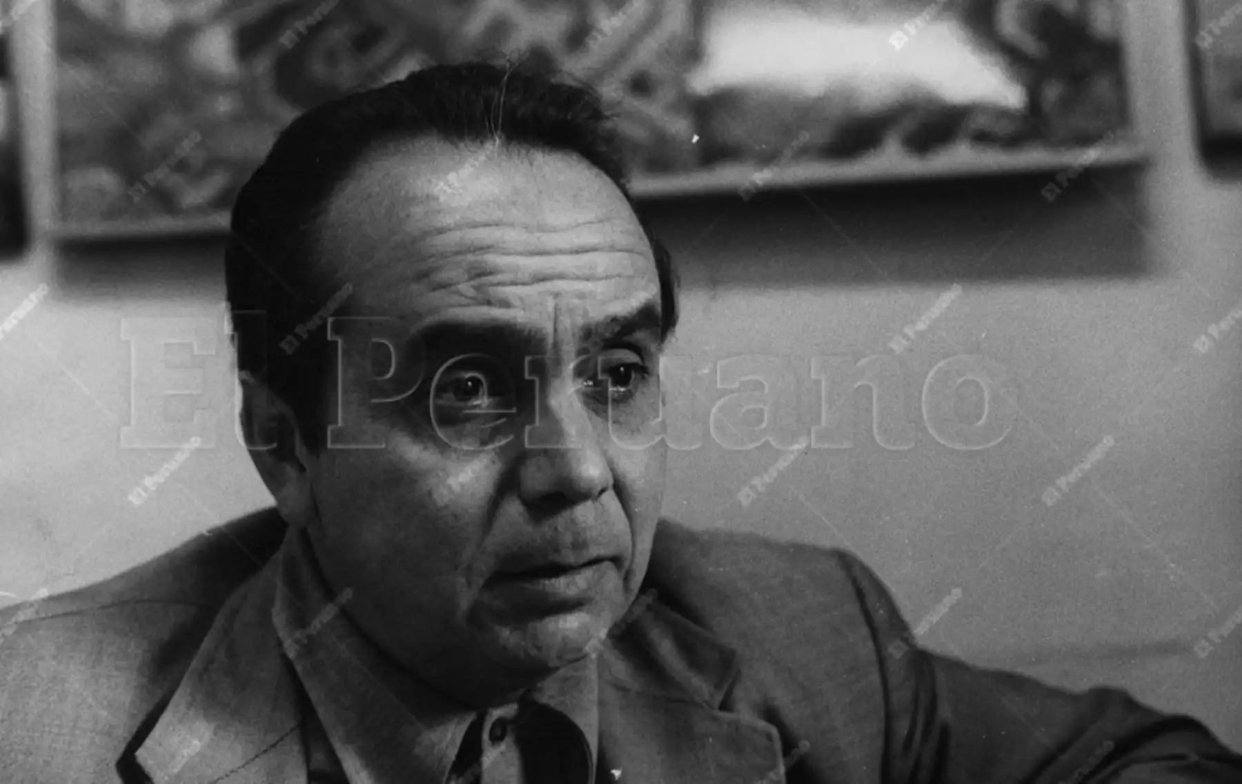 26 julio 1977/ Entrevista al historiador Pablo Macera. Foto: ANDINA/archivo EL PERUANO