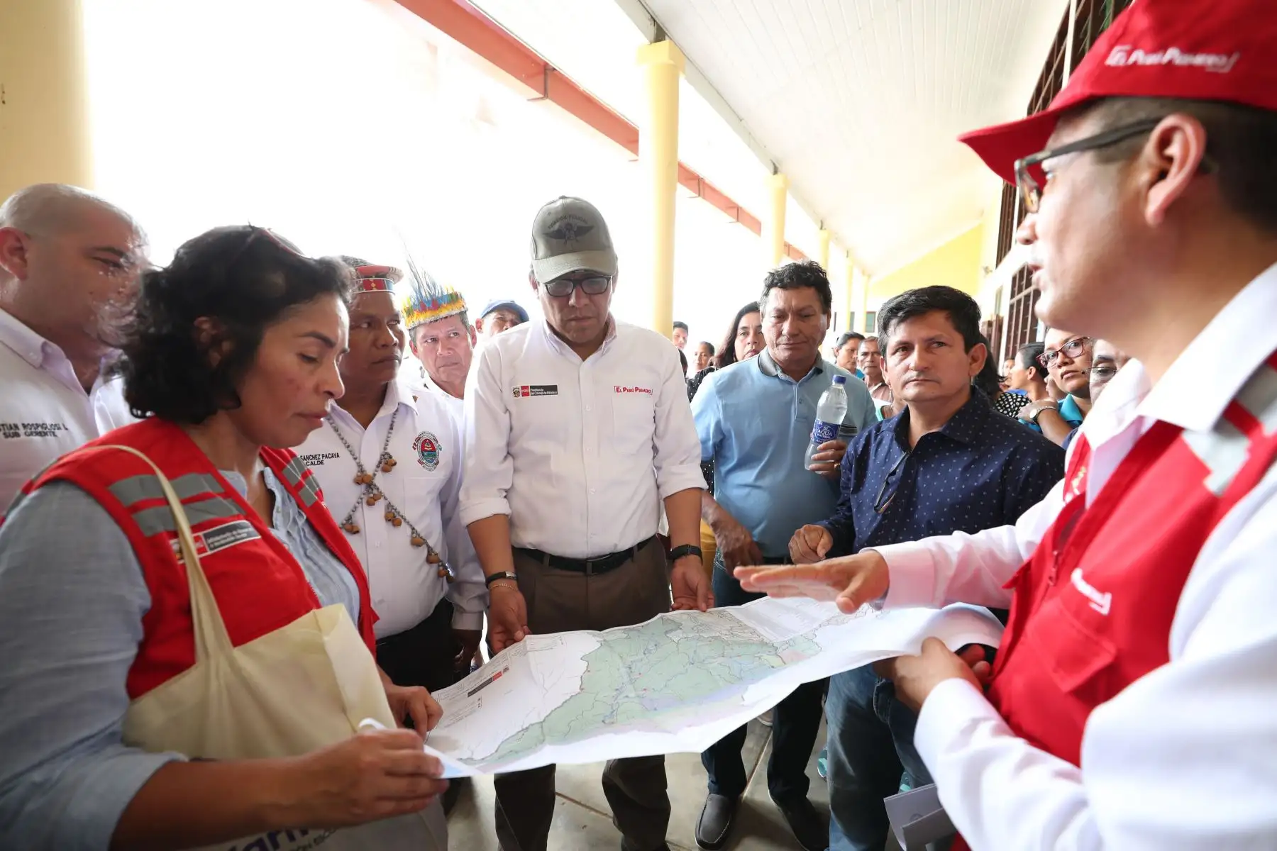 Presidente del Consejo de Ministros, Vicente Zeballos Salinas, realizó visita de trabajo en distrito Teniente Manuel Clavero en la región Loreto. PCM