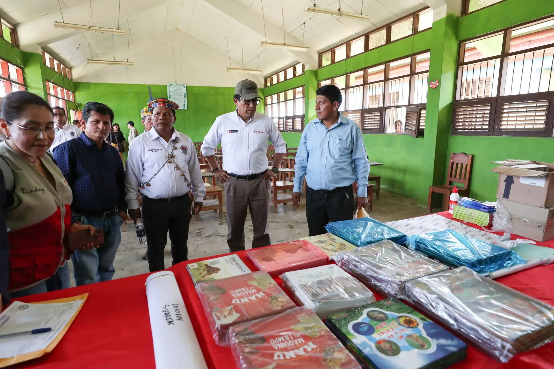 Presidente del Consejo de Ministros, Vicente Zeballos Salinas, realizó visita de trabajo en distrito Teniente Manuel Clavero en la región Loreto. PCM