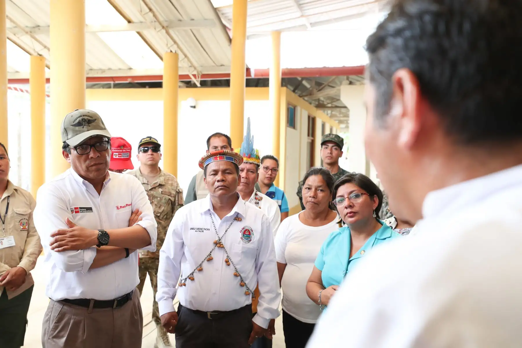 Presidente del Consejo de Ministros, Vicente Zeballos Salinas, realizó visita de trabajo en distrito Teniente Manuel Clavero en la región Loreto. PCM