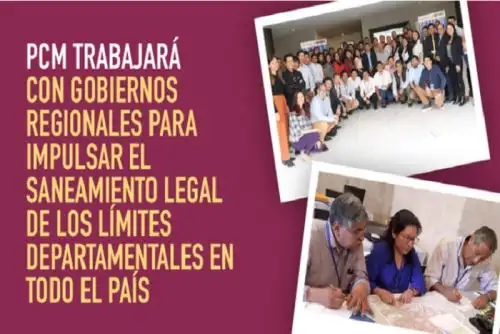 Durante el año se realizarán visitas a los gobiernos regionales para brindar asistencia técnica a los órganos técnicos encargados de los procesos de saneamiento legal de límites territoriales y se organizarán talleres sobre la normativa y las metodologías del proceso de demarcación.