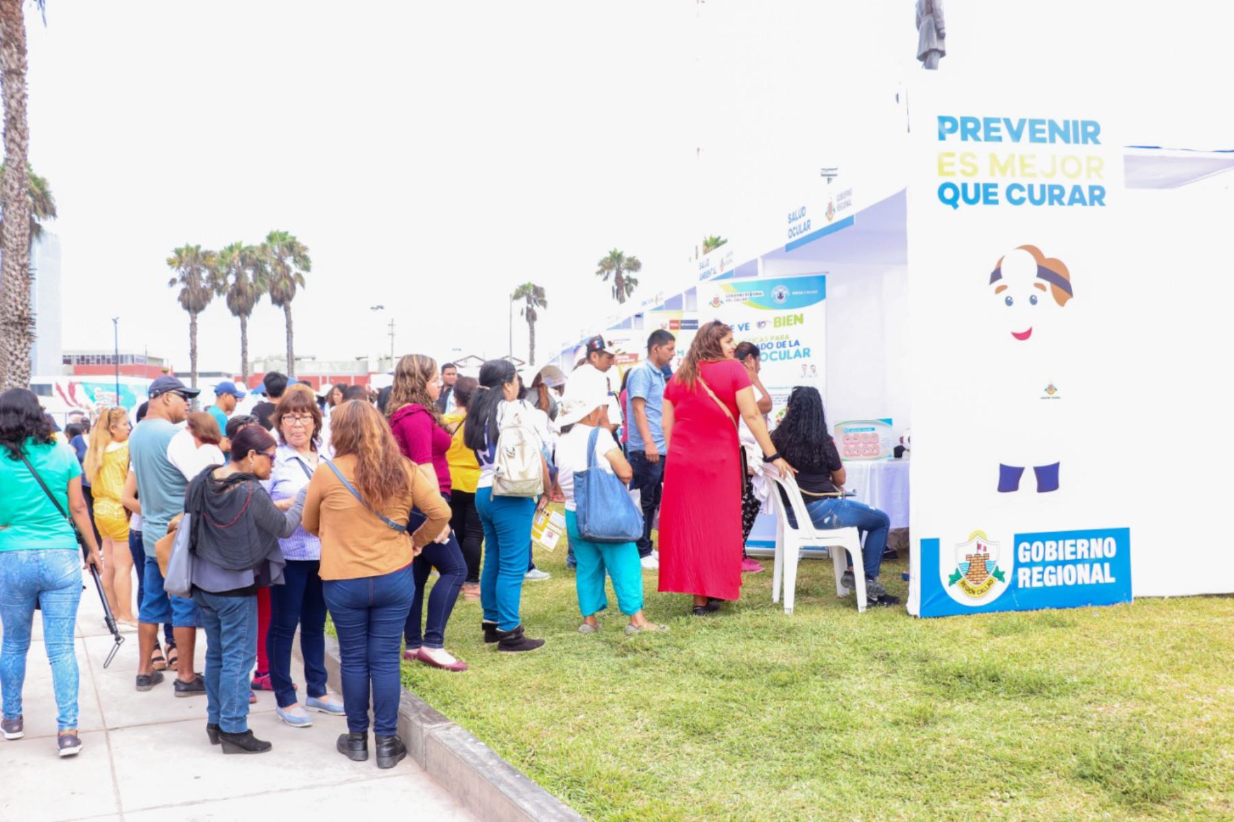 Campaña médica en el Callao como parte del plan "Verano saludable 2020". Foto: Andina/difusión