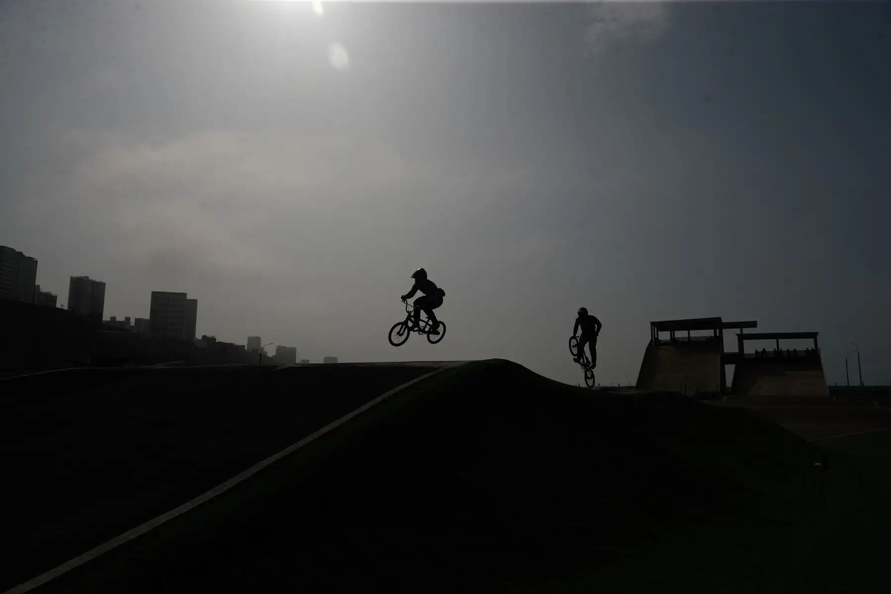 Comité organizador de Lima 2019 inició programa de captación y formación de talento en sede de la Costa Verde con clases de skateboarding, ciclismo BMX, vóley playa y patinaje. Foto: ANDINA/Renato Pajuelo