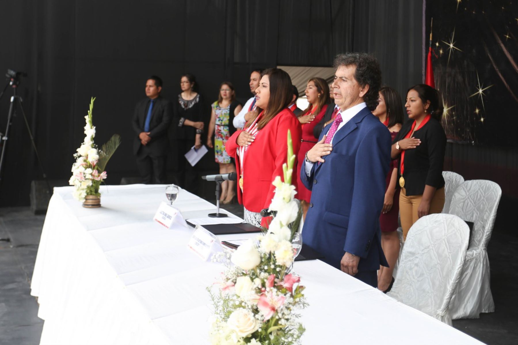 Sesión solemne por el aniversario de San Juan de Miraflores. Foto: Andina/Difusión