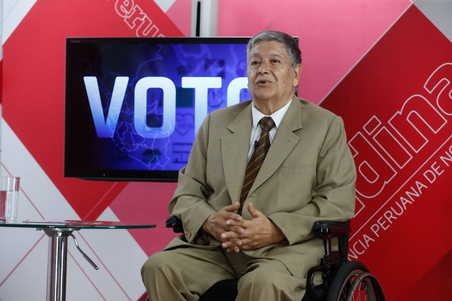 Jaime Huerta propone realizar un censo nacional para discapacitados. ANDINA/Renato Pajuelo