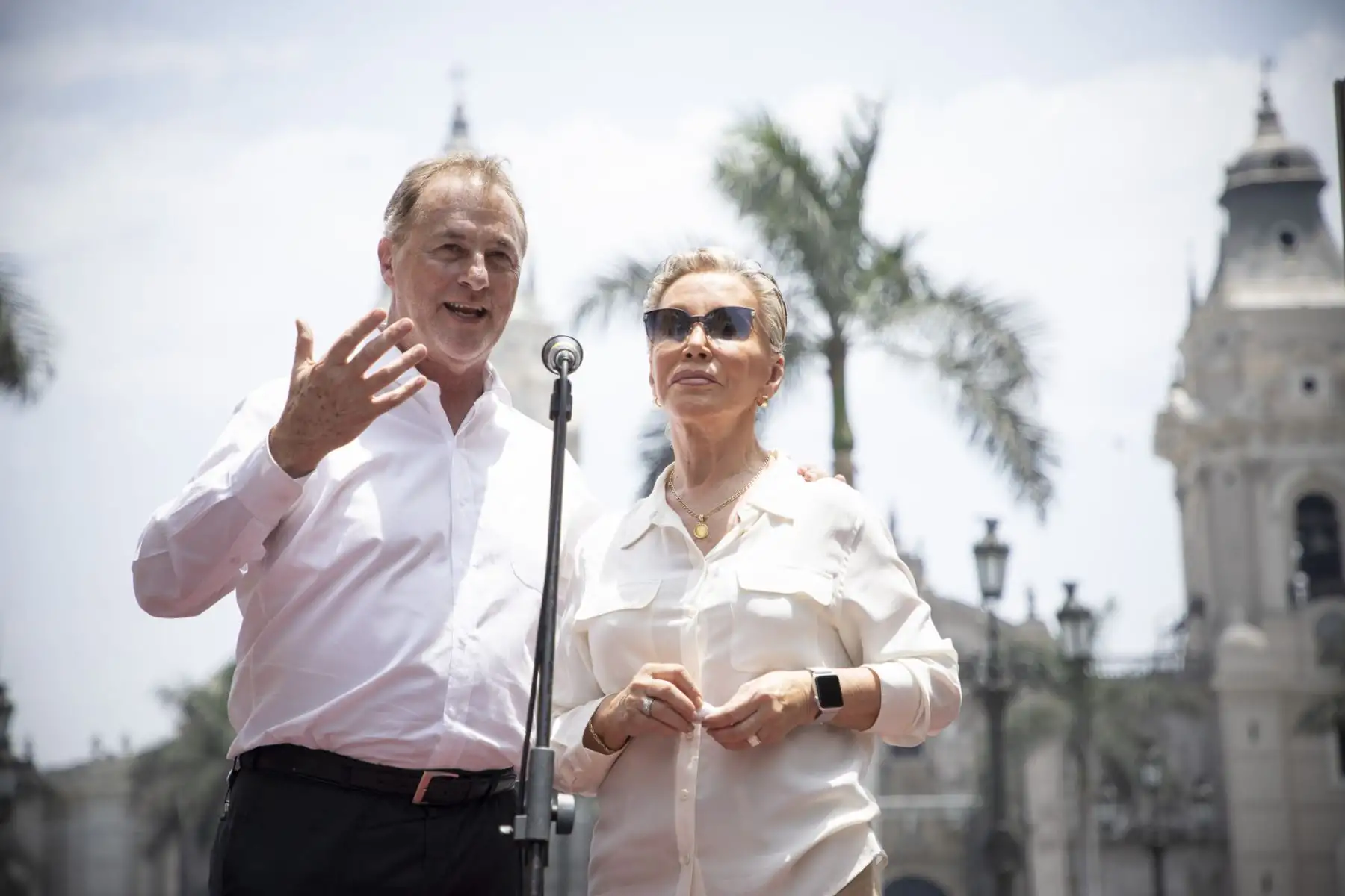 Alcalde Jorge Muñoz presenta el programa de actividades por los 485 años de fundación de Lima, que contempla diverso contenido cultural, histórico, turístico y gastronómico.
Foto: Difusión Municipalidad de Lima