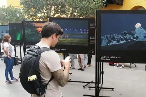 Aniversario de Lima: realizan muestra fotográfica cerca a la Plaza Mayor. Foto: ANDINA/Difusión.