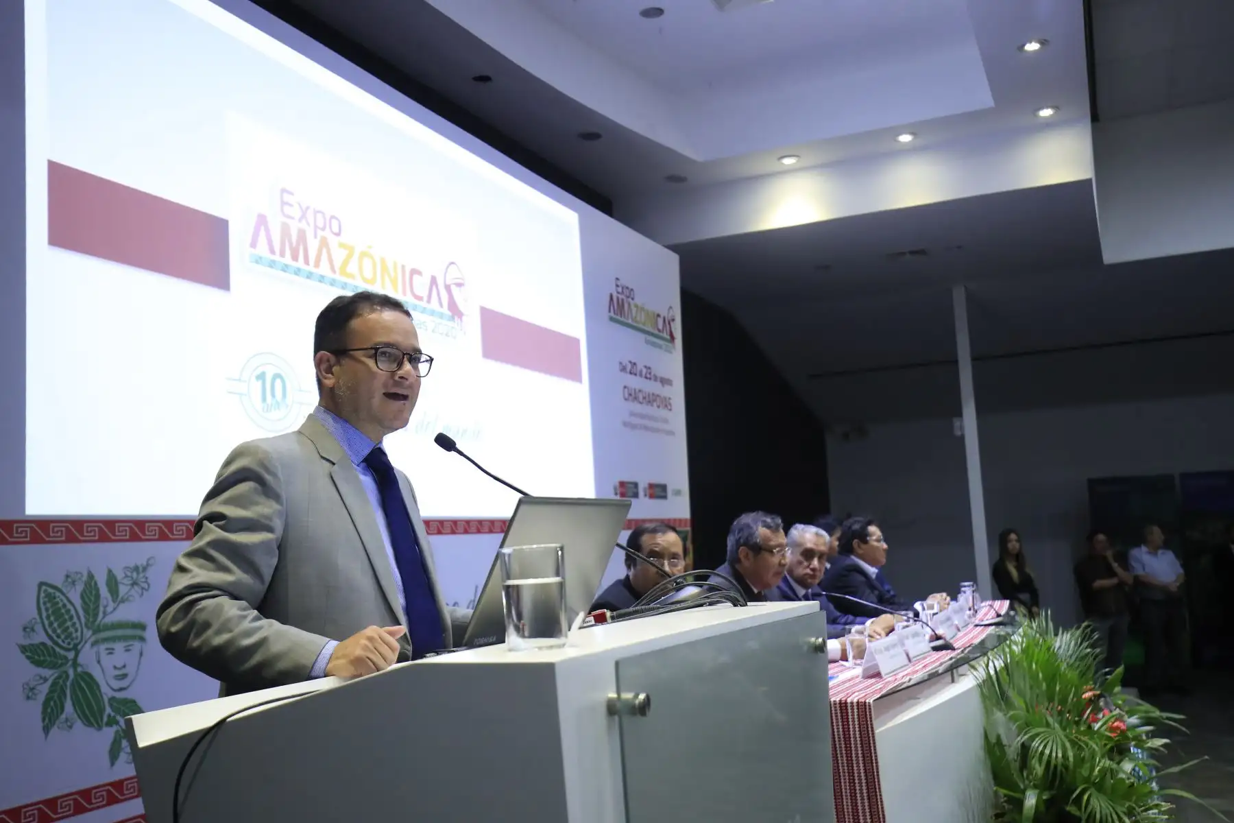 El ministro de Turismo y Comercio Exterior, Edgar Vásquez, presenta el evento Expoamazónica 2020-Chachapoyas, la más importante feria de promoción y negocios de la Amazonía. Foto: ANDINA/ Juan Carlos Guzmán